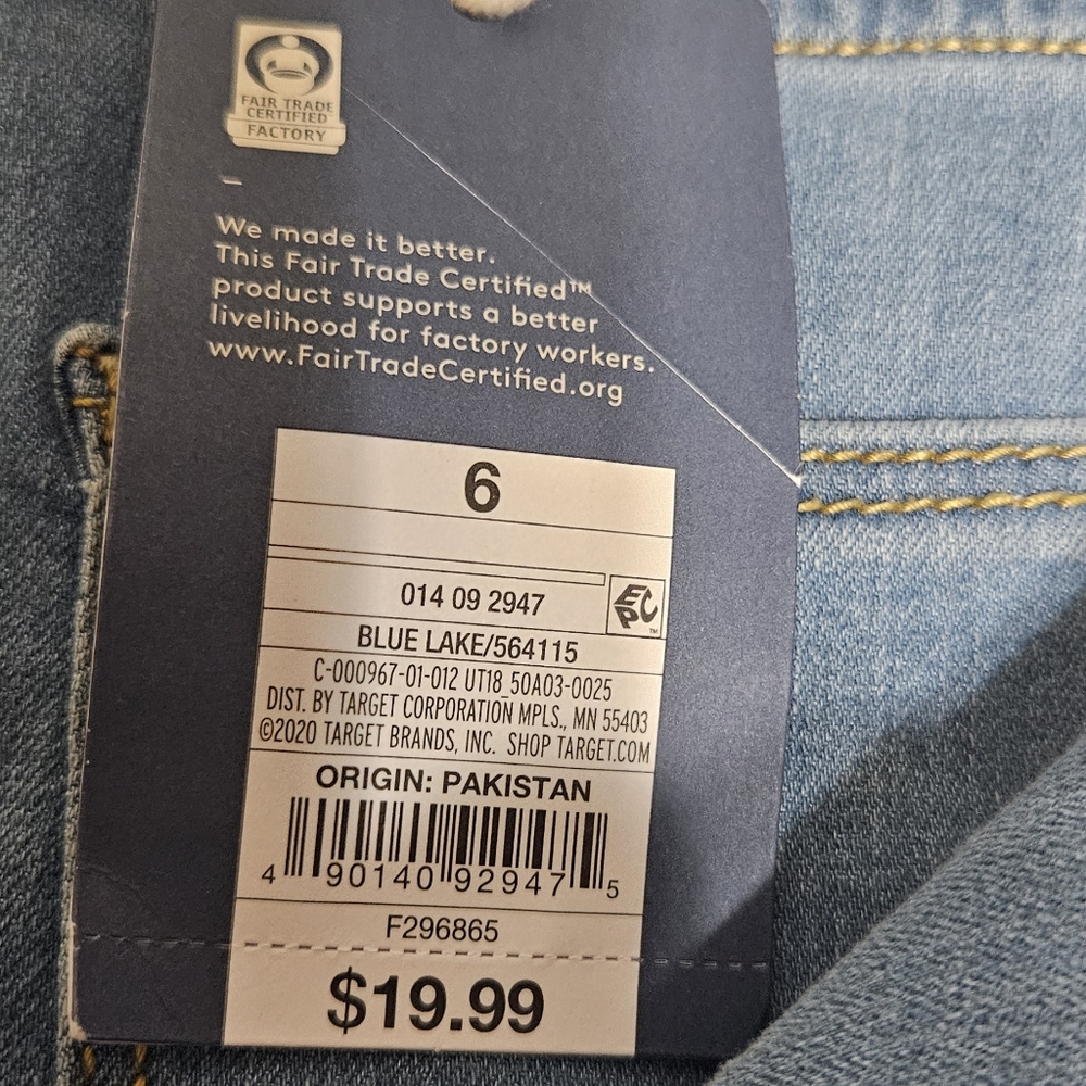 Universal Thread Blue Skinny Jeans Classic Style - Picture 5 of 6